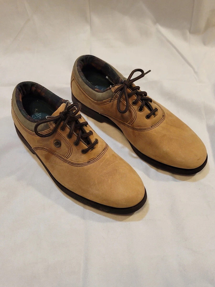 Suede sales golf shoes