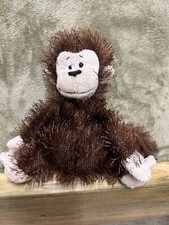 Ganz Webkinz Retired Monkey HM008 10" Plush Stuffed Animal No Code