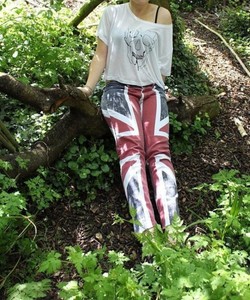 union jack jeans womens