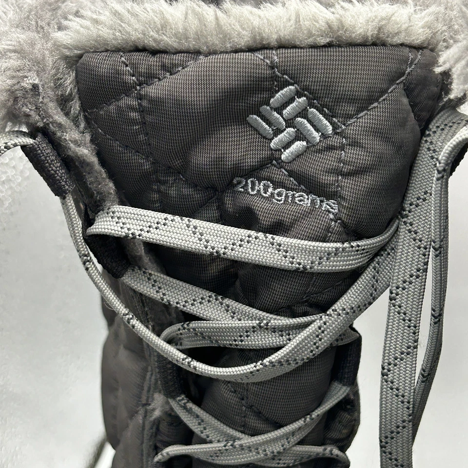 Columbia Minx Mid II Omni-Heat Twill Mujer’s Talla 7.5 Invierno Bota de Nieve Gris Foto 2 de 4