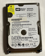 Western Digital WD Scorpio WD600UE 60GB 2.5" IDE Laptop HDD 5400RPM 8MB