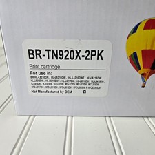 2pk TN920 TN920XL Compatible w/ Brother Toner replacement for HLL5210DW L6210DW