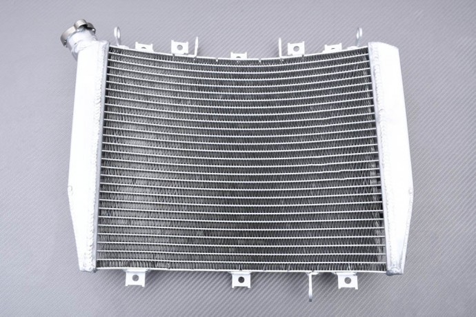 Radiateur eau Kawasaki ZX6R ZX-6R ZX600G argent 1998 1999 type racing