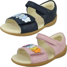 Girls Clarks Sandals With Flower Details 'Zora Finch'