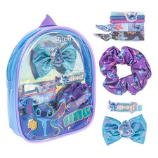Disney Stitch Hair Accessories Mini Gift Bag Set Scrunchies Hair Bows Hair Clips