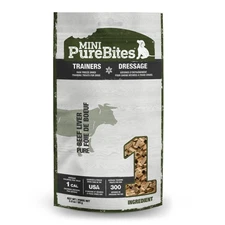 PURE BITES Trainers Mini Dog Treats Beef Liver 3oz