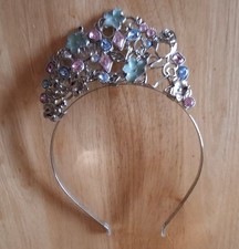 2021 The Disney Store Cinderella Tiara Metal Headband - Gems Floral Filigree