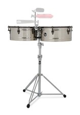 Latin Percussion LP1415-EC 14" and 15" E-Class Top-Tuning Timbales - Chrome Over