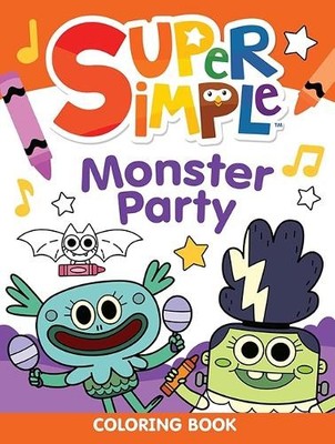 Dover Publications Inc Super S Super Simple  Monster Party Colorin (Taschenbuch)