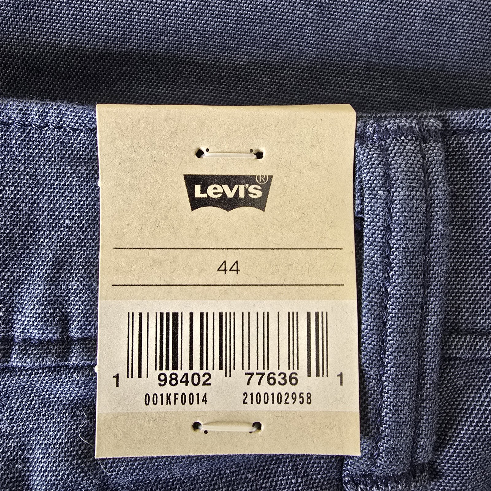 Levis Chino Shorts Mens Size 44 Steel Blue XX Chino Relaxed Fit 8" Inseam thumbnail 5