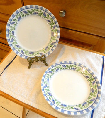 Corning Corelle French Lilac Salad Luncheon Plates 8.5  Lot Of 3 EUC