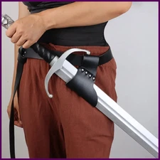 Medieval leather scabbard Renaissance Viking knight scabbard Halloween.