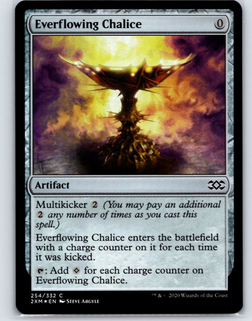Everflowing Chalice 254 Common Double Masters Magic: The Gathering Foil LP