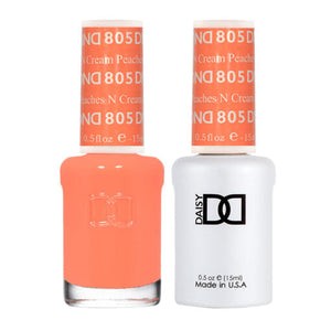 DND DUO Matching Gel & Lacquer #805 - Peaches N Cream