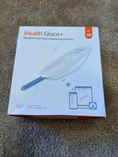 Gluco+ Bezprzewodowy inteligentny zestaw glukometru z bezpłatną aplikacją, 100 glukometrów
