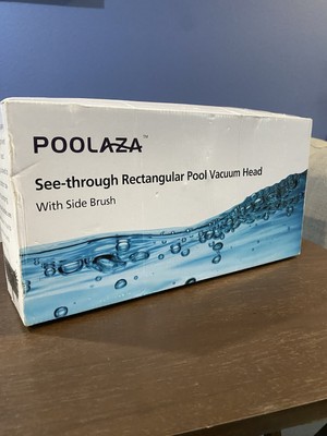 Poolaza 4-piece See Through Rectangular Pool Vacuum Head With Side Brush