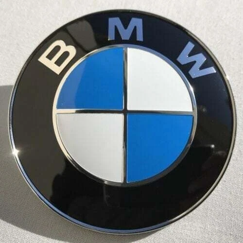 BMW Emblems 82mm & 74mm Hood & Trunk BMW Logo Replacement E30 E36 E46 Universal Foto 4 de 4
