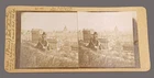 Stereoscopic Photo of PARIS 1898 Butte Chaumont Montmartre - R