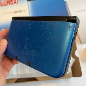 Nintendo 3DS XL Handheld Game Console SPR-001 Blue/Black US Model Complete Box