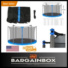 Durable 12FT Trampoline Safety Netting - Easy Install with Adjustable Straps