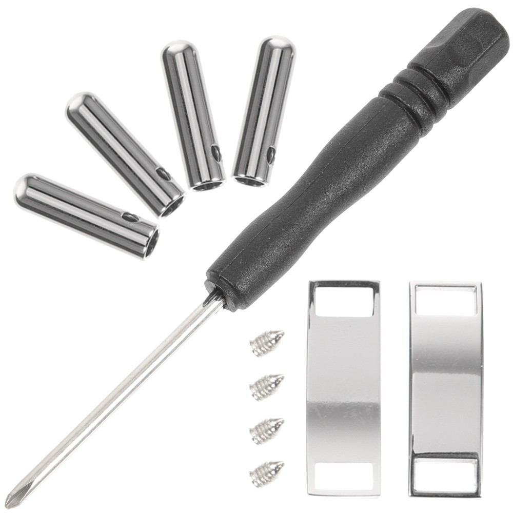 APL Fibbia per scarpe in metallo lega estremità lacci punte fibbie lacci riparazione fai da te