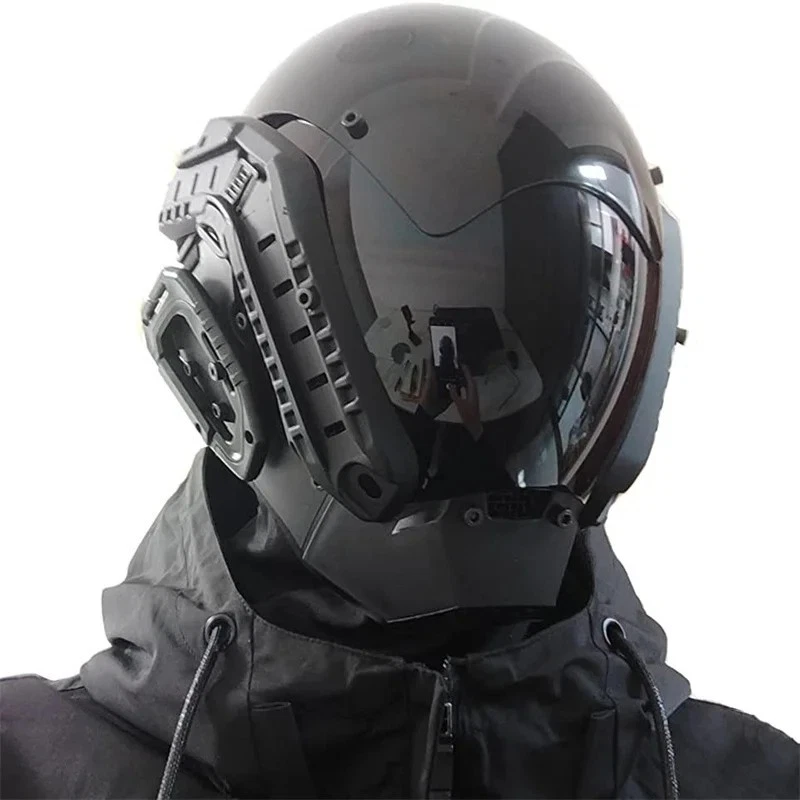 Cyber Punk Maske für Mann und Frauen Cosplay Krieger Masken Party Musik Festival - Bild 1 von 4