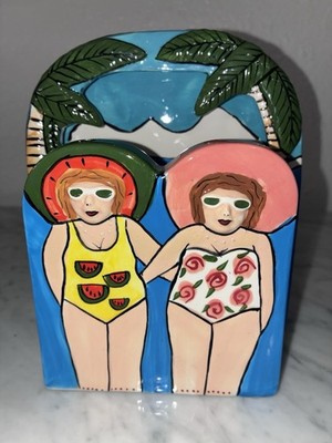 Janice Joplin 2004 Westend Giftware Fun seekers Napkin Holder Bathing Divas
