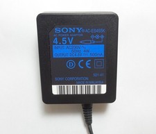 Sony 1-477-502-21 230VAC Power Adapter - Output 4.5VDC 500mAh AC-ES455K