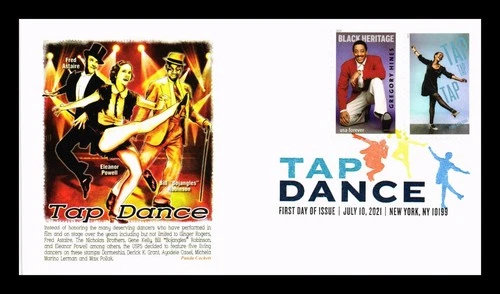 US COVER TAP DANCE FIRST DAY ISSUE COMBO PANDA CACHET