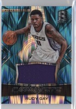 2016-17 Panini Spectra Catalysts Neon Blue 20/99 Rudy Gay #33 fl4