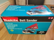 Makita 9403 Electric Belt Sander 120V Used, With Box, Great Condition