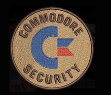 Commodore Security Patch   4  Embroidered Retro Collectible