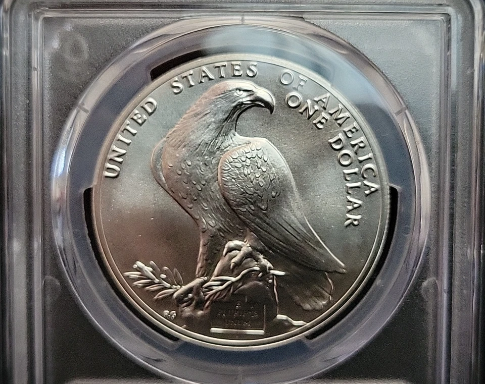 1984 P Olympics Commemorative BU Silver Dollar PCGS MS70 | FLAWLESS | See Pics - Image 4 of 4