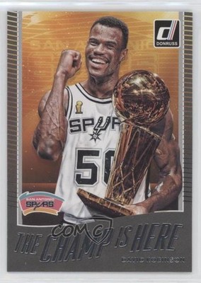 2017-18 Panini Donruss The Champ is Here David Robinson #3 HOF 0c2