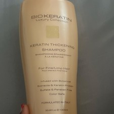 BIO KERATIN Luxury Collection Keratin Thickening Shampoo 33.8 fl oz Sulfate-Free