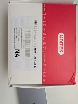 UNITEK USB 3.0 DP HDMI 2 IN 2 OUT KVM Switch