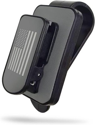 Car Visor Holder for Tickets & Cards, Multi-Function Metal C Color: Black/Gray
