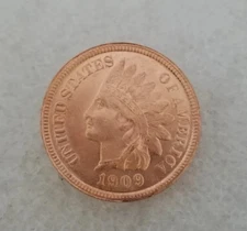1909-S Indian Head Cent Penny, Gorgeous RED, Superb