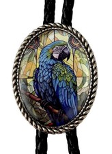 Parrot Bolo Tie - Personalized Cord Color ,length , and tips /B09