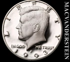 1993-S Silver Kennedy Half Dollar - Choice Gem Proof  Lustrous  #L5288