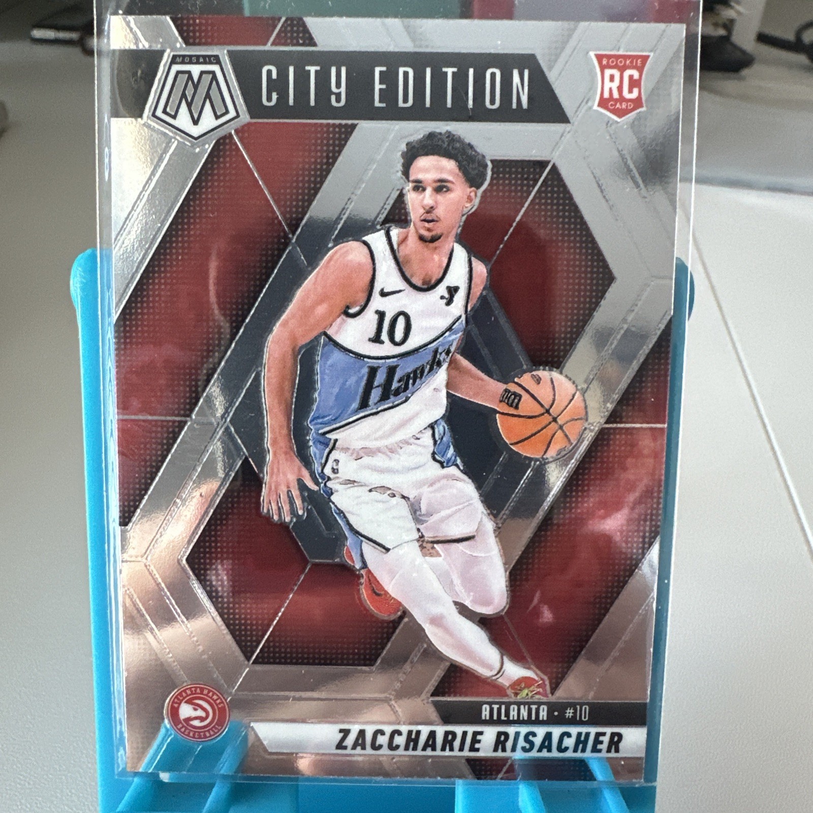 2024-25 Panini Mosaic - City Edition Zaccharie Risacher #274 (RC)