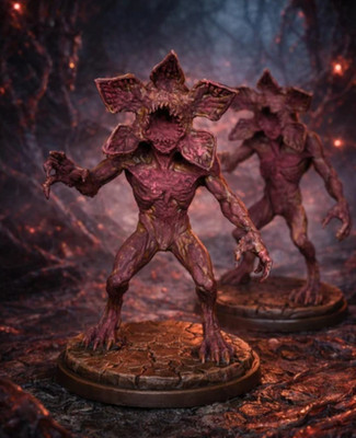 Demogorgon Stranger Things NEW Action Figure Statue Model Resin PVC 4'' [No Box]