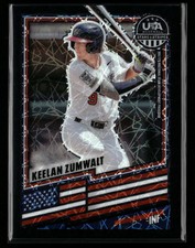 2026 Panini USA Stars & Stripes Prizm Keelan Zumwalt #193 Black Velocity 25/39