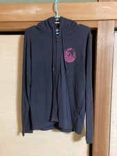 Hysteric Glamour Girl Print Zip Up Hoodie S Black Cotton Excellent Condition