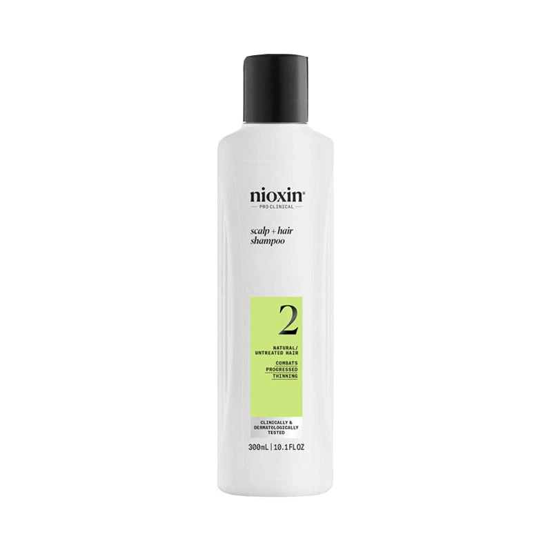 Shampoo Capelli Naturali Con Assottigliamento Avanzanto NIOXIN System 2 300ml