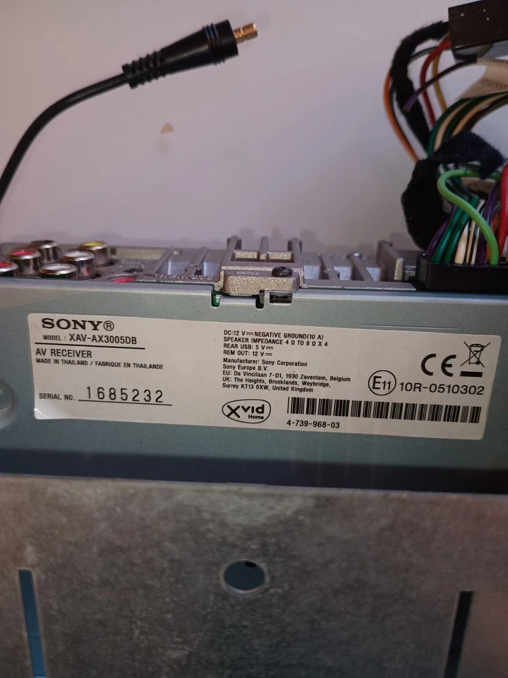 Autoradio Sony Ricevitore Multimediale per Auto con plancia per Ford Fiesta 2010 - Immagine 4 di 4