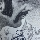Miami Dolphins Manny Fernandez 19 7517 And Oh Season Autographed Litho — photo 7