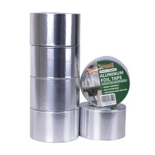 6 Rolls Aluminum Foil Tape, Aluminum Air Duct Tape, Withstand 80 C to 100 