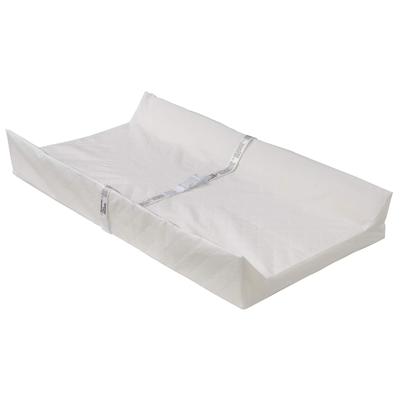 Delta Children Foam Contoured Changing Pad with 1 Count (Pack of 1), white