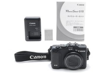 MINT W/Manual Canon PowerShot G15 12.1MP BLACK Digital Camera From JAPAN
